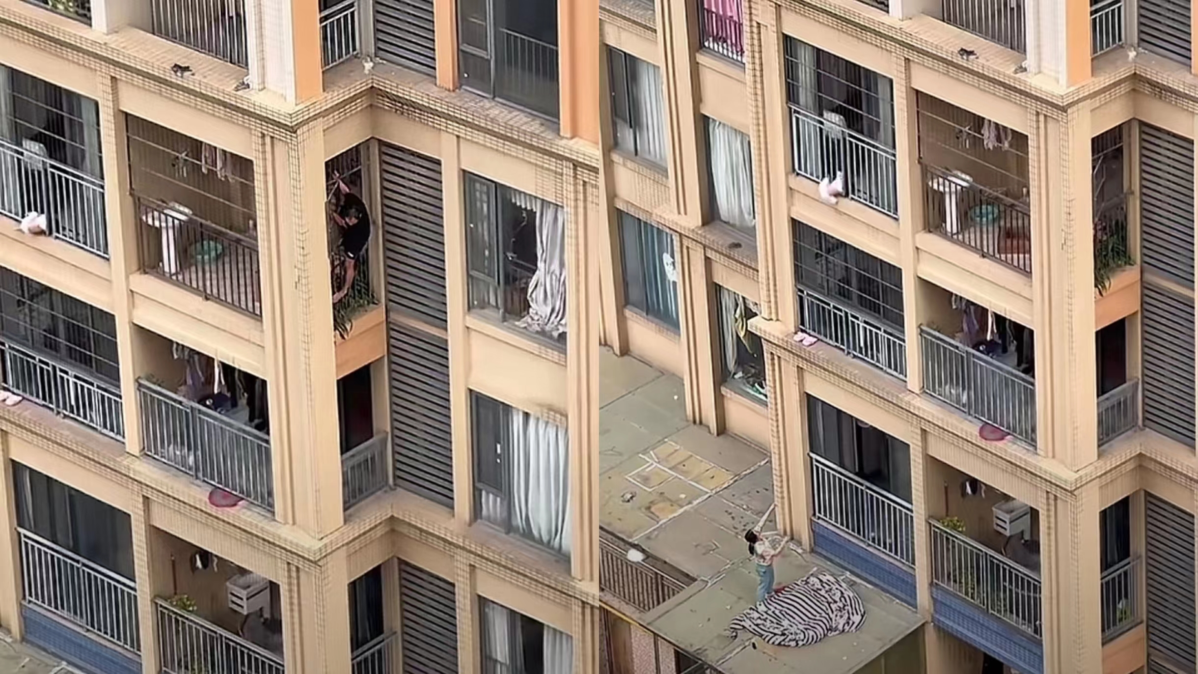 业主进出小区要爬窗