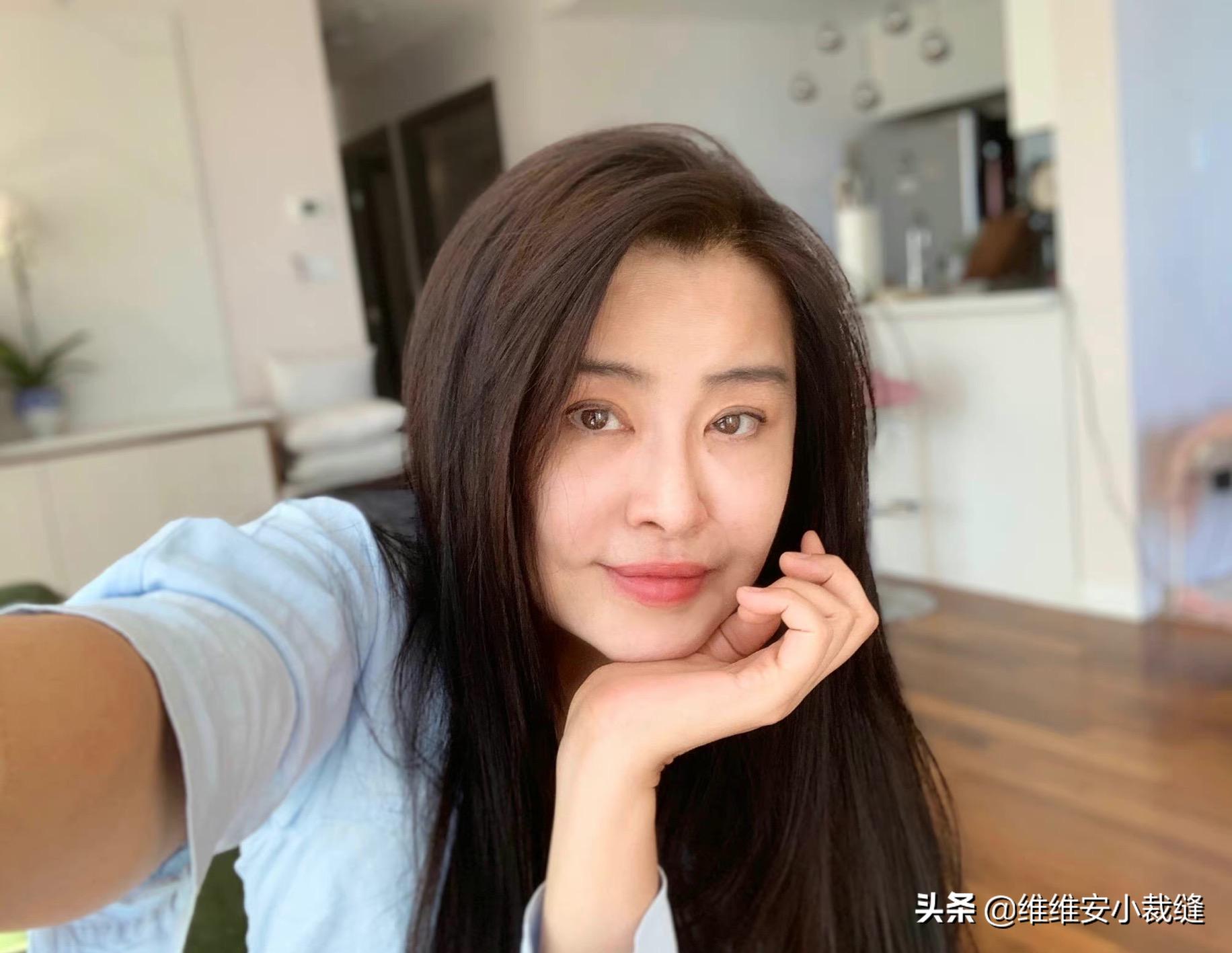 女生戴上冷帽秒变发量王者