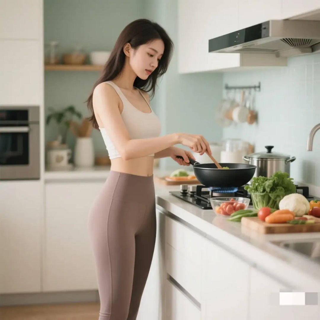 女子称穿瑜伽服上门做饭不是为流量