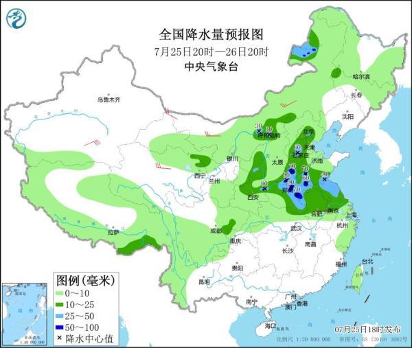 京津冀局地预计11级雷暴大风或冰雹