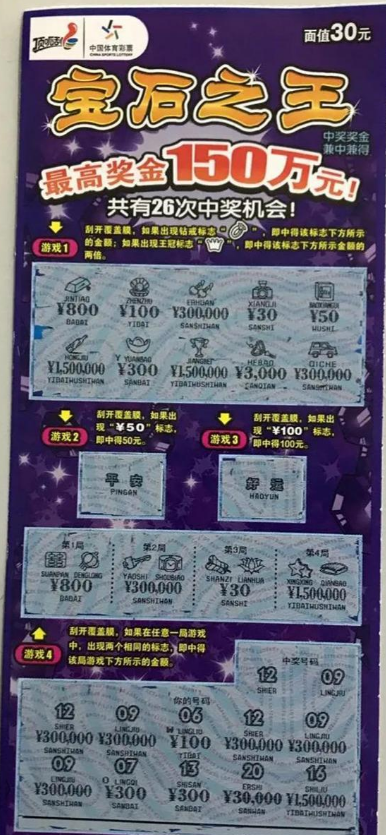 7人帮刮奖刮出100万每人分1万