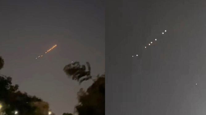 乌鲁木齐夜空现不明发光体