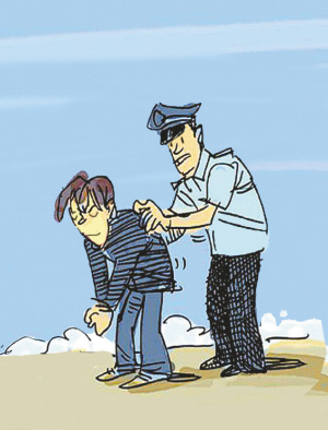 "惊险！小偷被追到体力不支瘫倒在地，结局让人意想不到！"